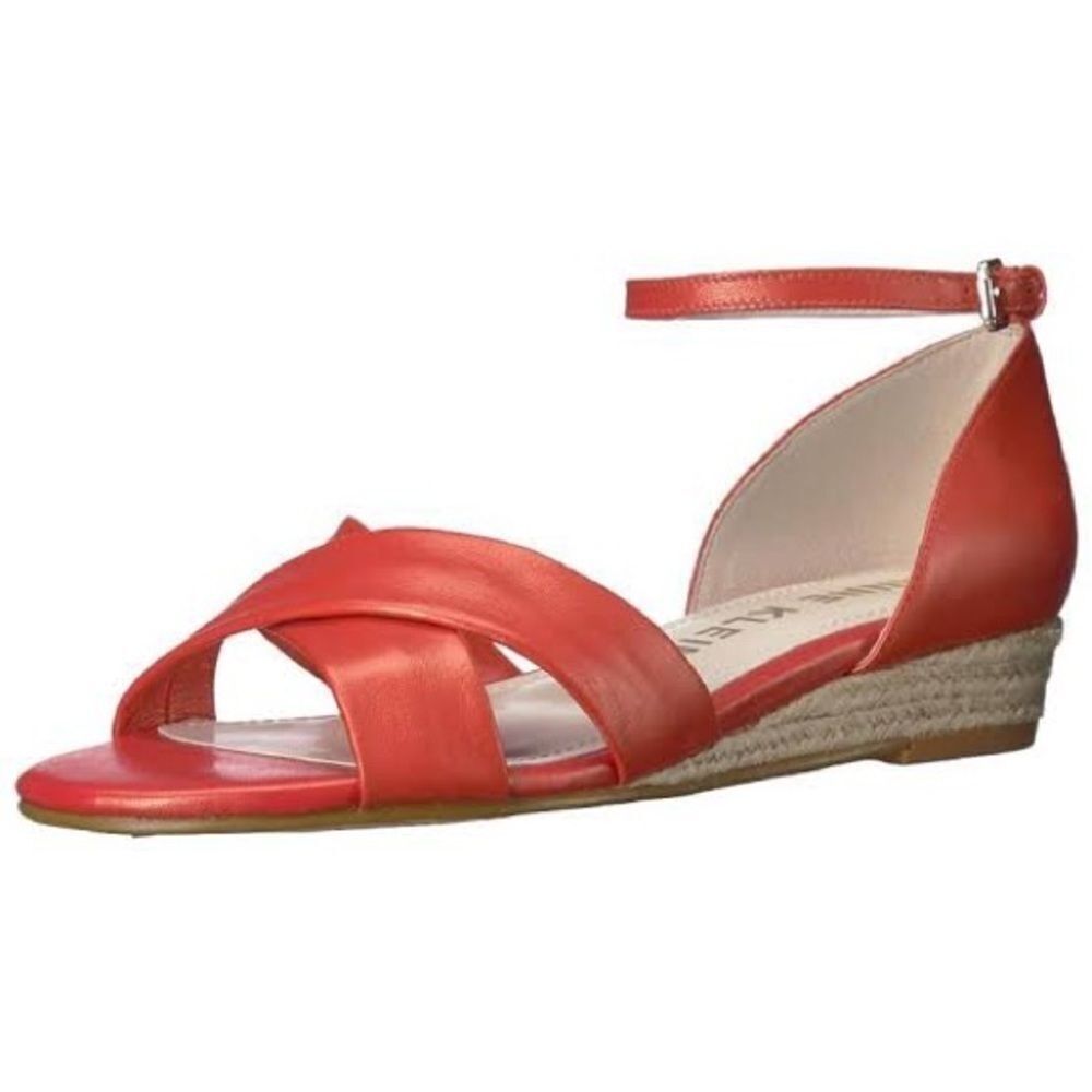 Anne Klein Nanetta Espadrille‎ Wedge Sandal size 9.5M A11